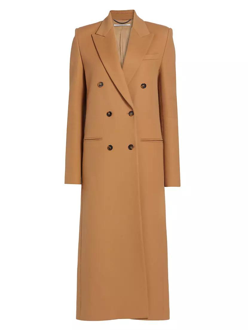 Double-Breasted Wool Long Coat product image