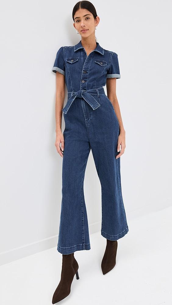 PAIGE Anessa Short Sleeve Jumpsuit | Shopbop Product Image