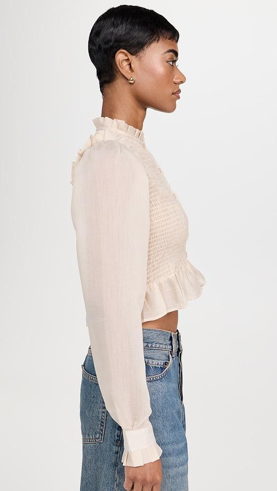 Rendoll Smocked Oversized Sleeve Blouse | Shopbop Product Image