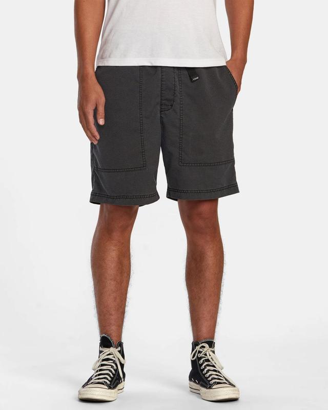 Civic City Elastic Waist Shorts - RVCA Black Product Image