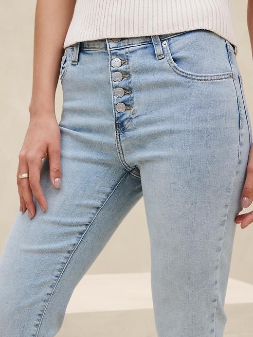 High-Rise Bootcut Cropped Jean Product Image