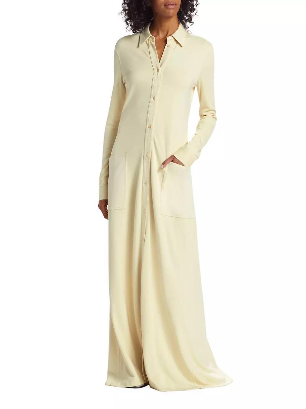 Flowing Jersey Shirtdress Product Image