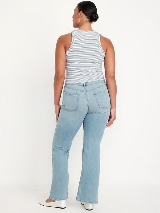 High-Waisted Wow Flare Jeans Product Image