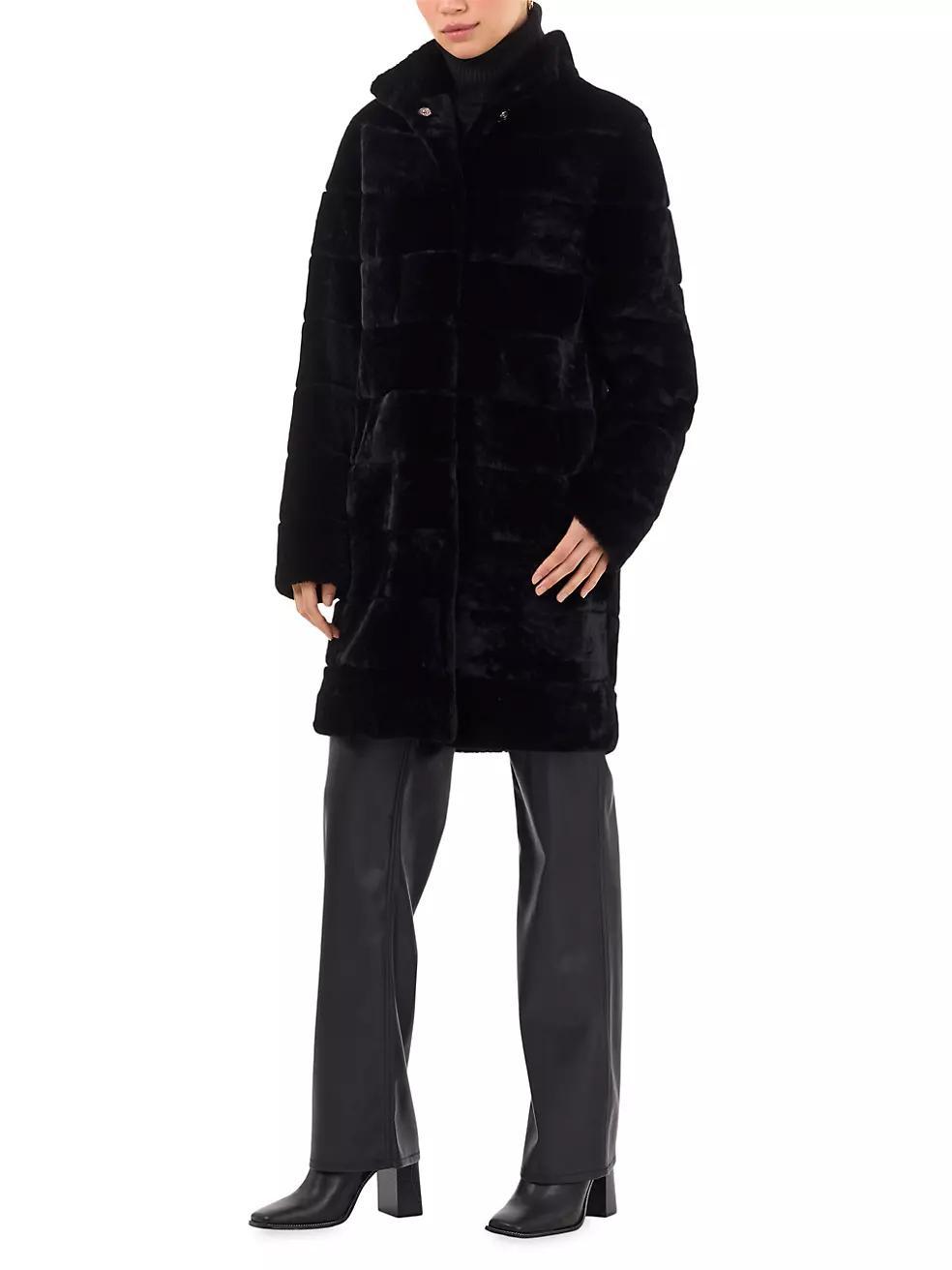 Reversible Shearling Lamb Coat Product Image