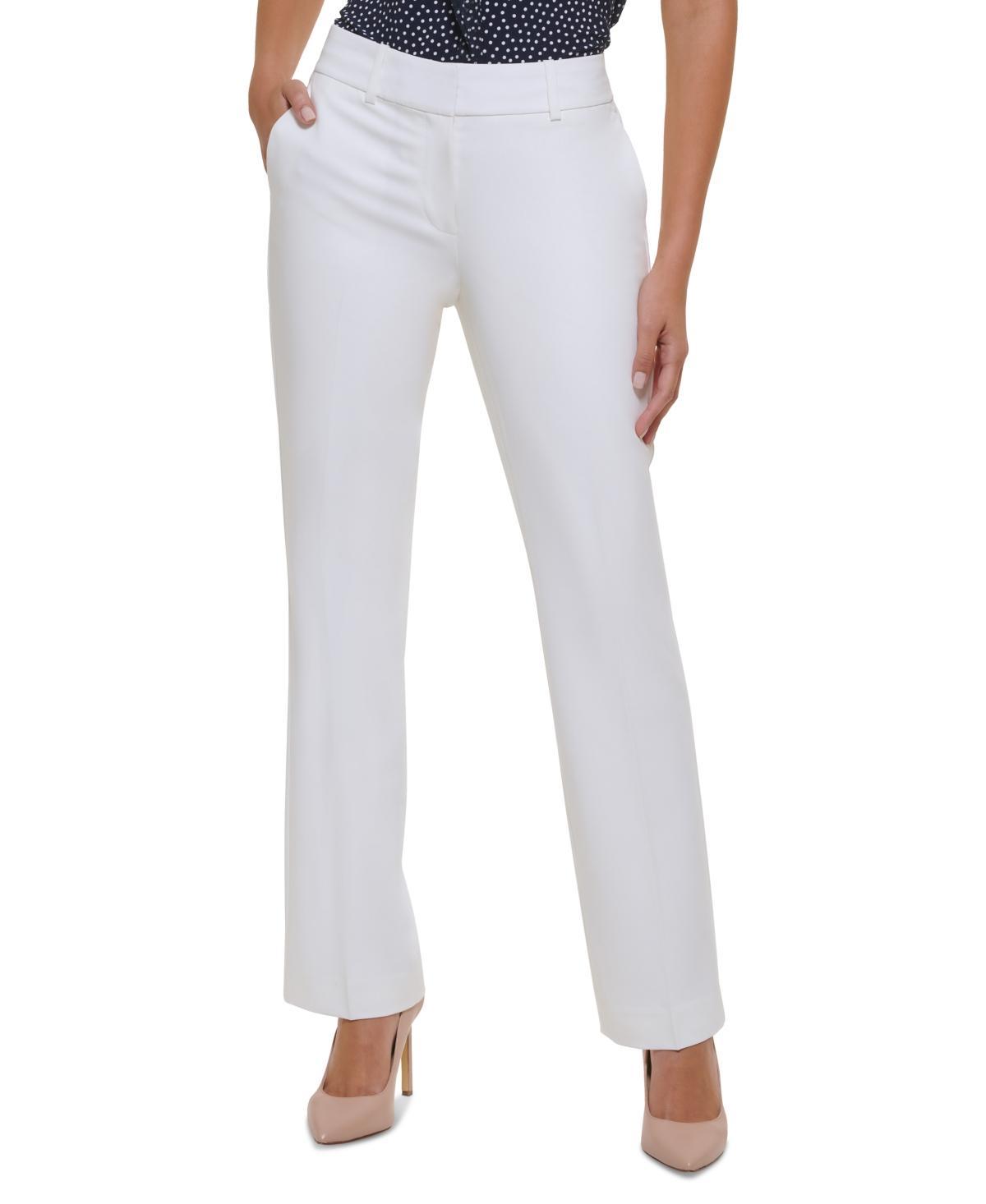 Tommy Hilfiger Womens Flat Front Pants - Midnight Product Image