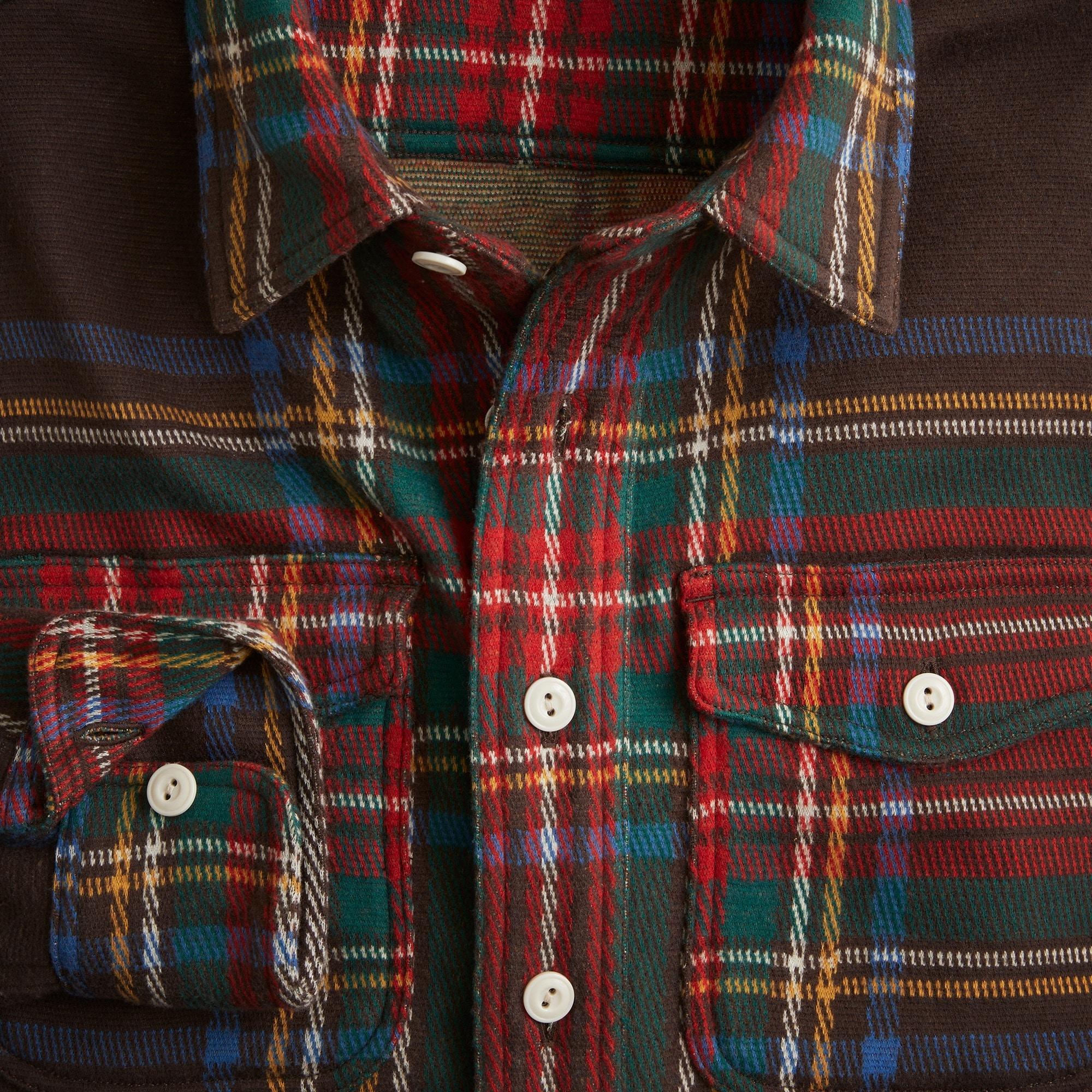 Seaboard soft-knit shirt in plaid Product Image