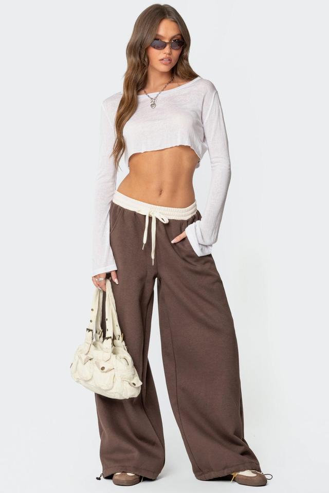 Mikki Wide Leg Sweatpants Product Image