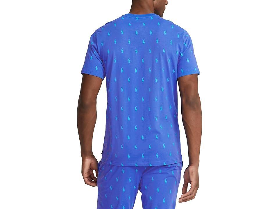 Polo Ralph Lauren Mens Printed Polo Player Sleep Shirt - New Iris Product Image