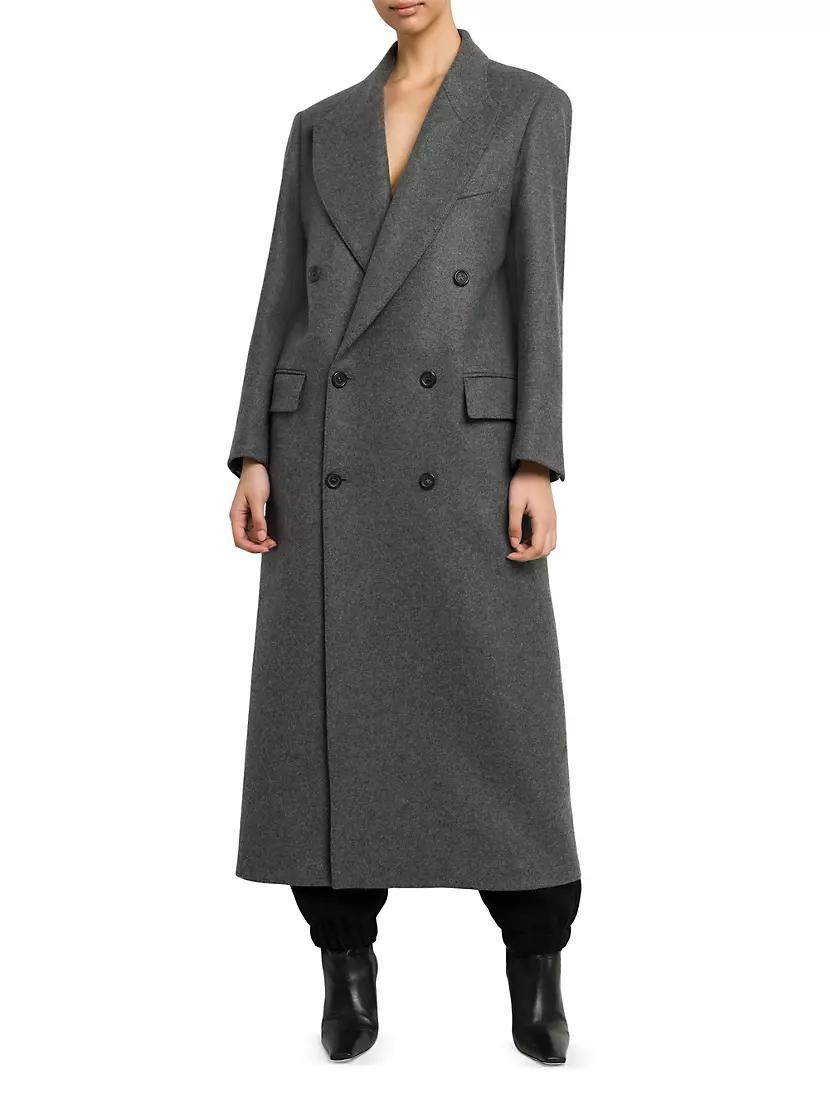 Hadi Wool-Cashmere Peacoat Product Image