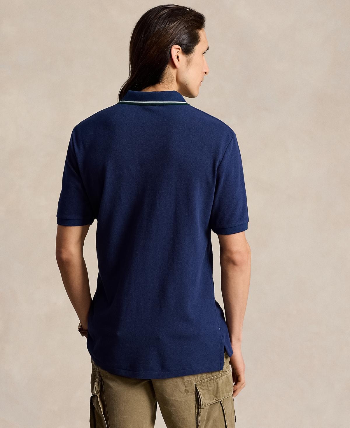 Men's Classic-fit Polo Bear Mesh Polo Shirt In Navy Product Image