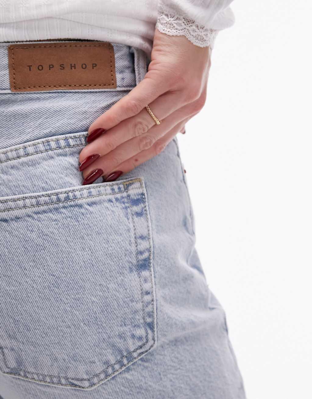 Topshop jeans in bleach Product Image