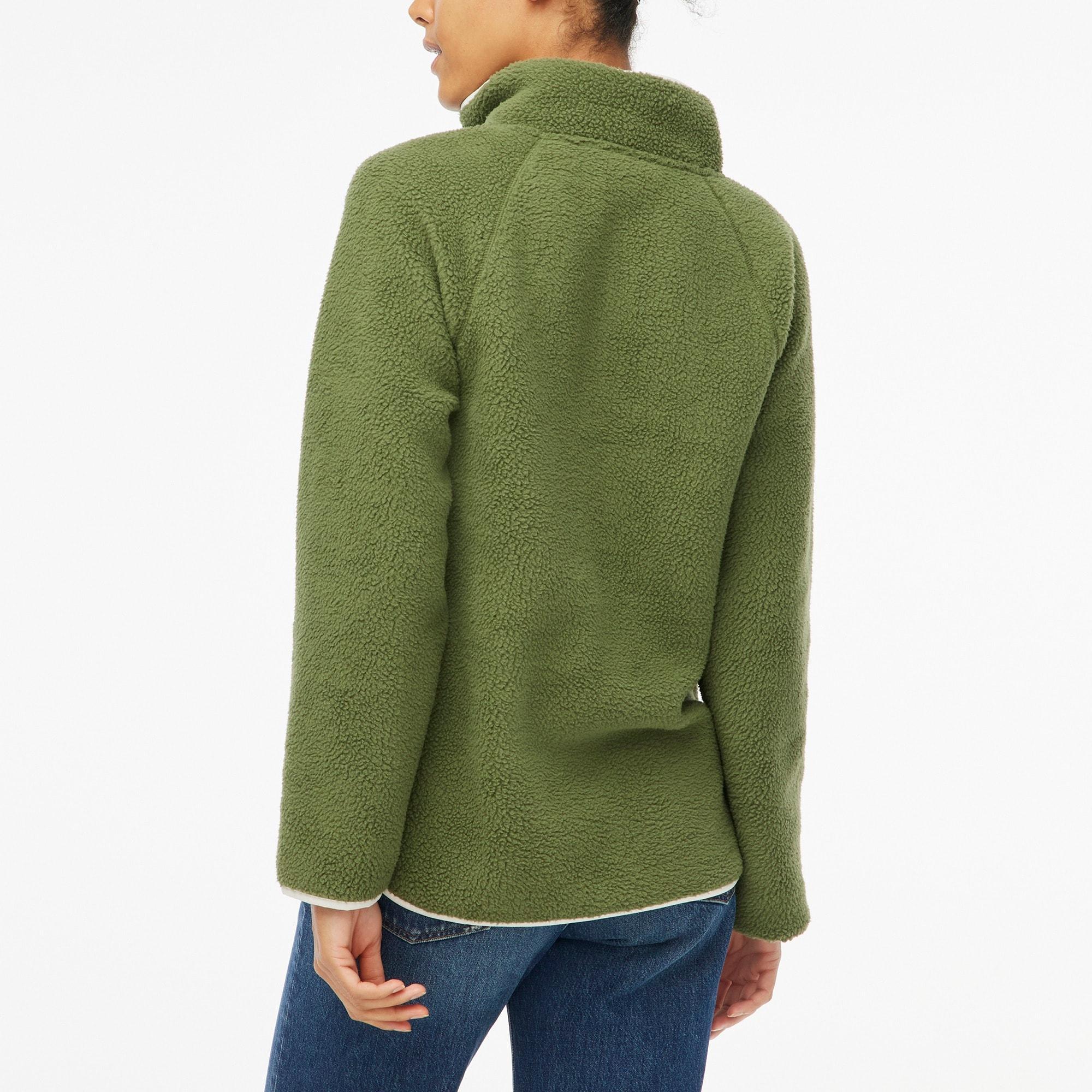 Sherpa half-zip tunic pullover Product Image