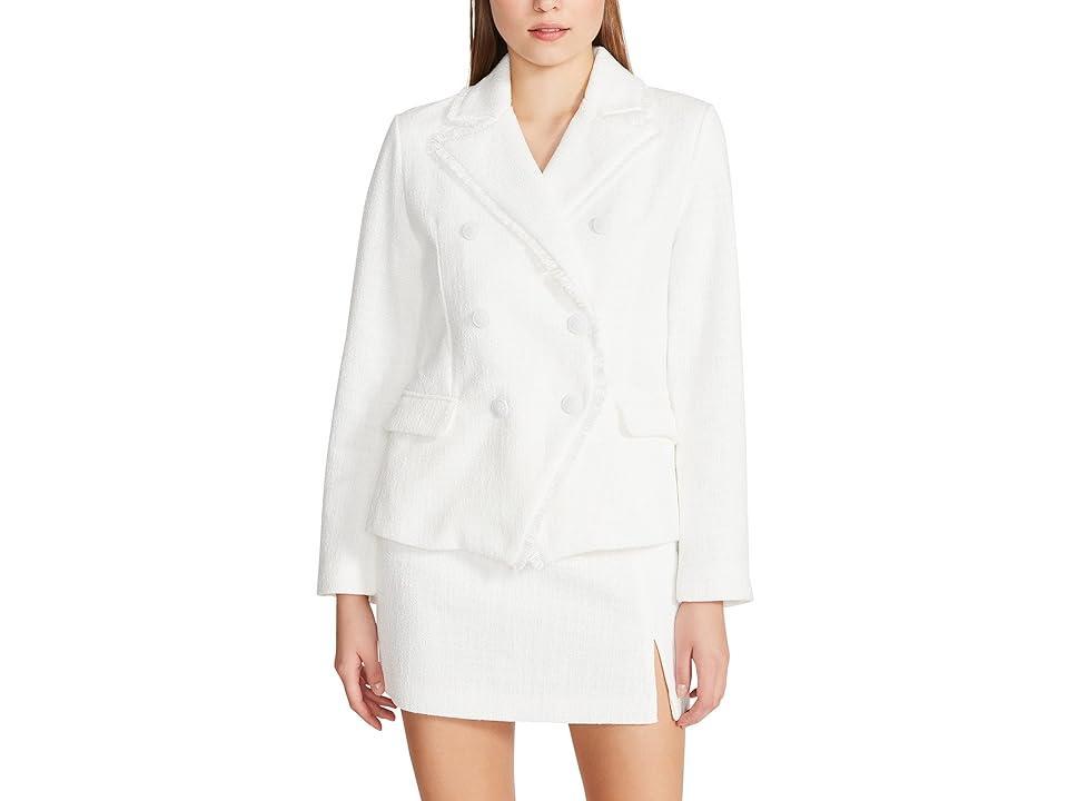 Steve Madden Naomi Blazer (Ivory) Women's Clothing Product Image