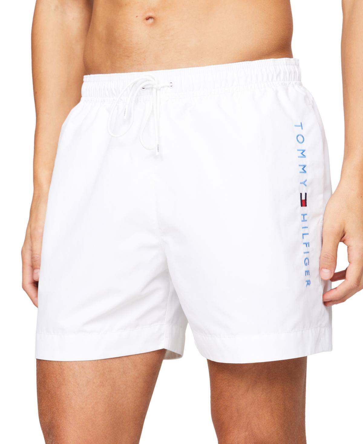 Tommy Hilfiger Mens Drawstring Logo 7 Swim Trunks Product Image