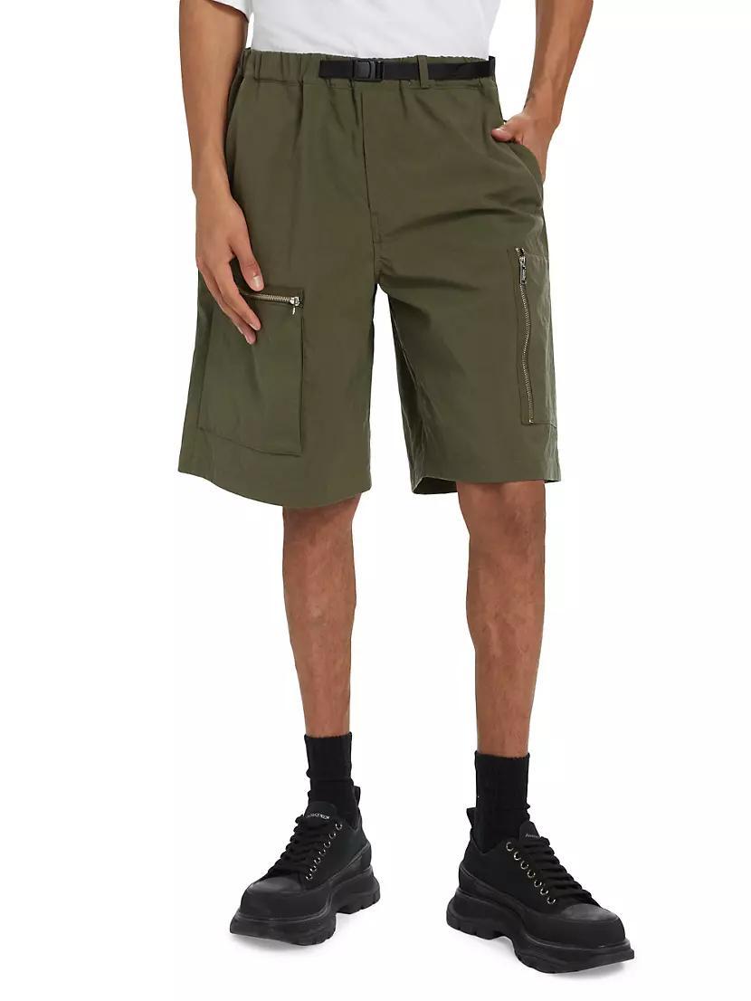 Nylon Zipper Shorts Product Image