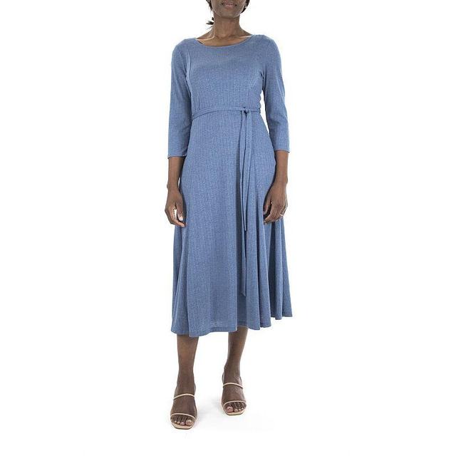 Womens Nina Leonard Sylvia Midi Dress Product Image