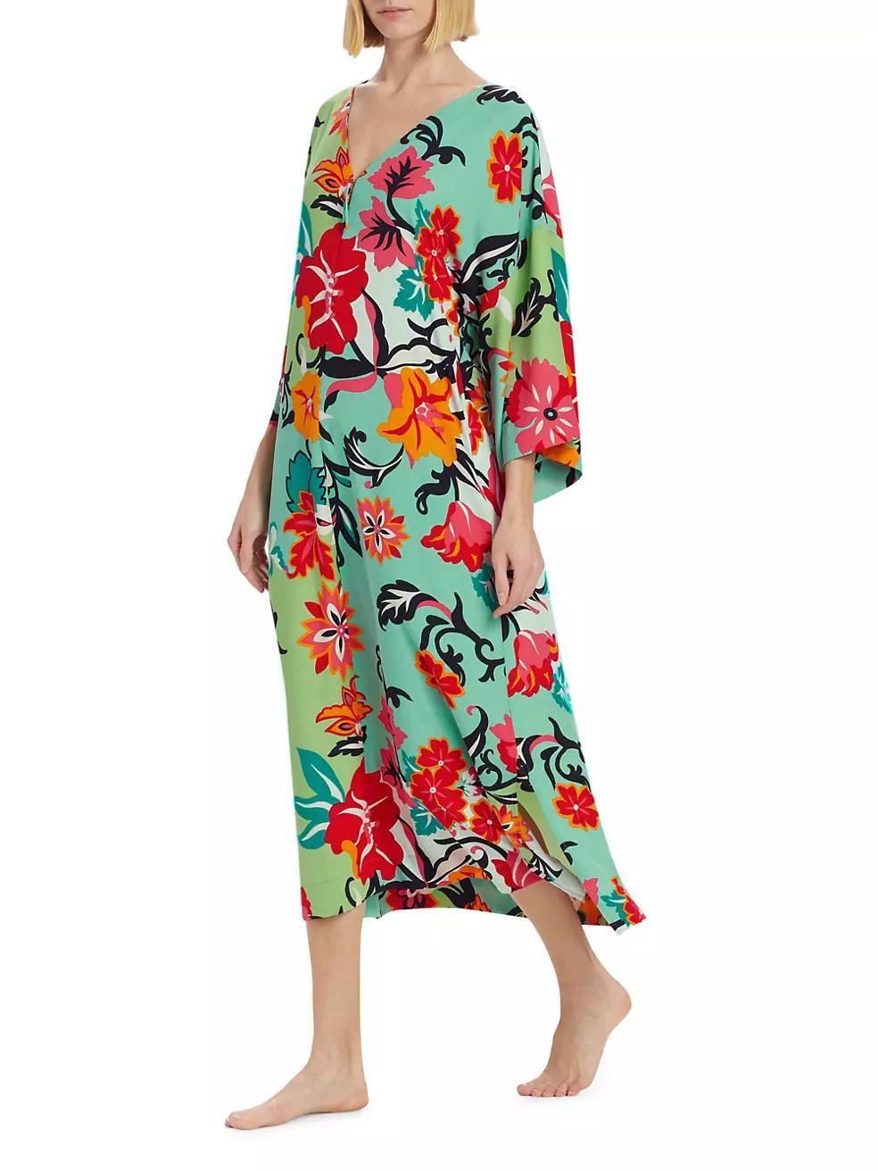 Bliss Harmony Printed Cotton Midi-Dress Product Image