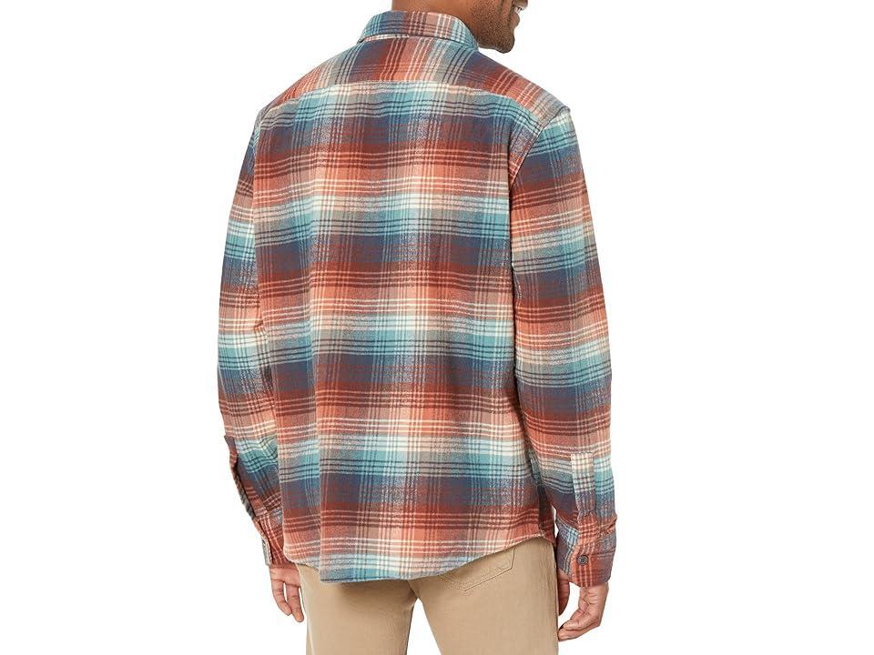 L.L.Bean Signature Chamois Print (Mariner Blue Plaid) Men's Clothing Product Image