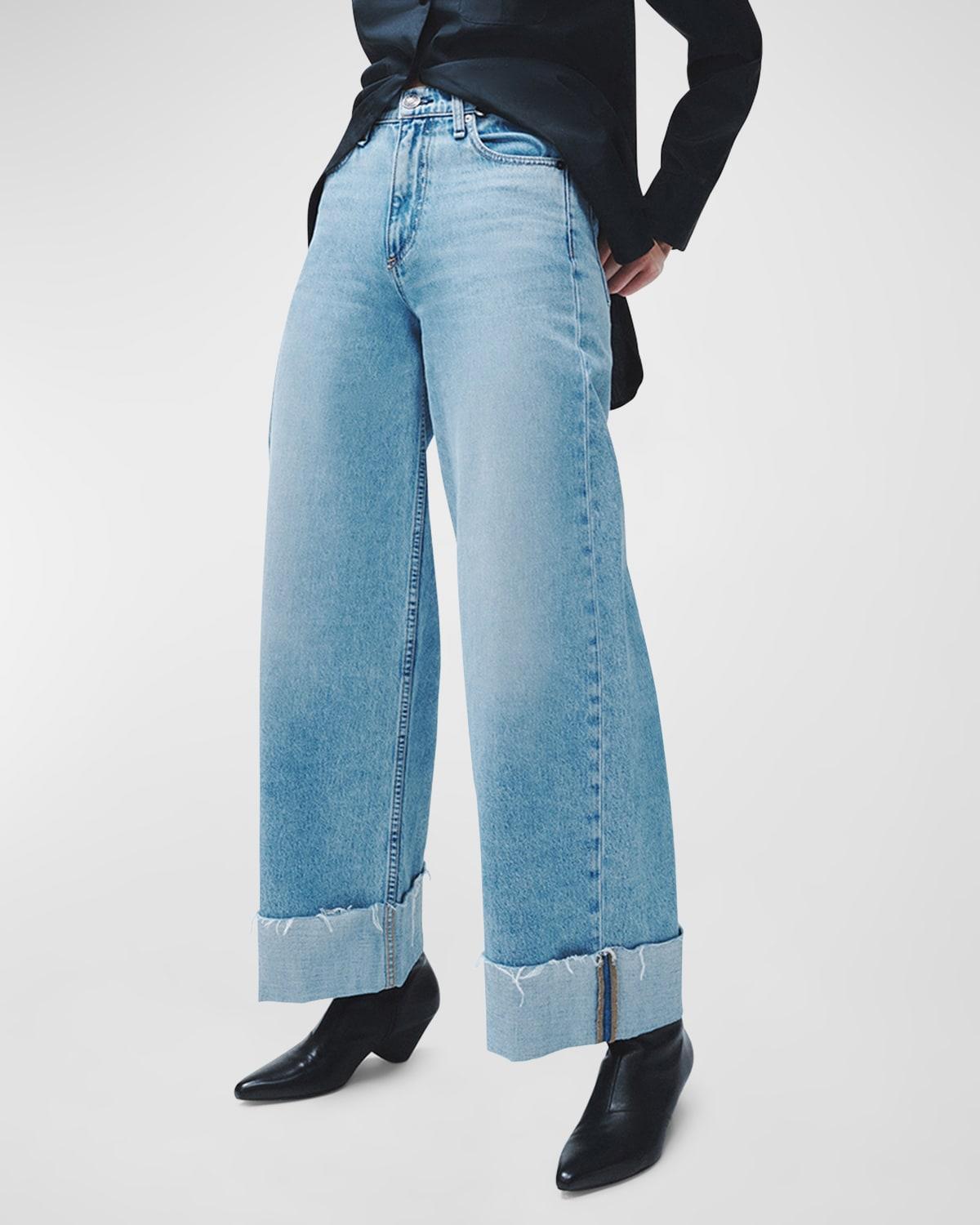 Sofie High-Stretch Ankle Jeans with Cuff Product Image