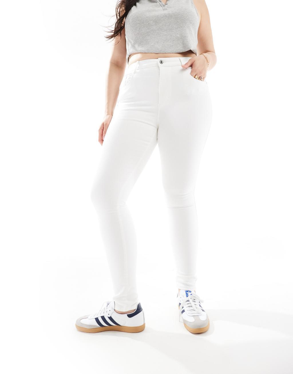 Only Curve Augusta skinny jeans Product Image