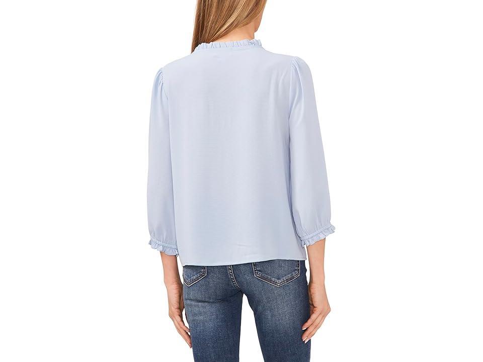 CeCe Ruffle V-Neck Blouse Product Image