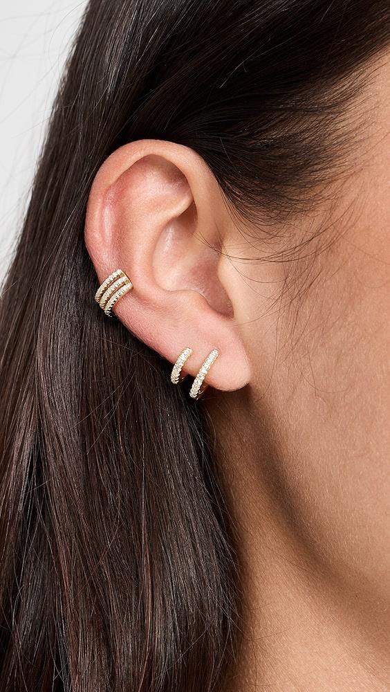 SHASHI Katerina Double Earrings | Shopbop Product Image