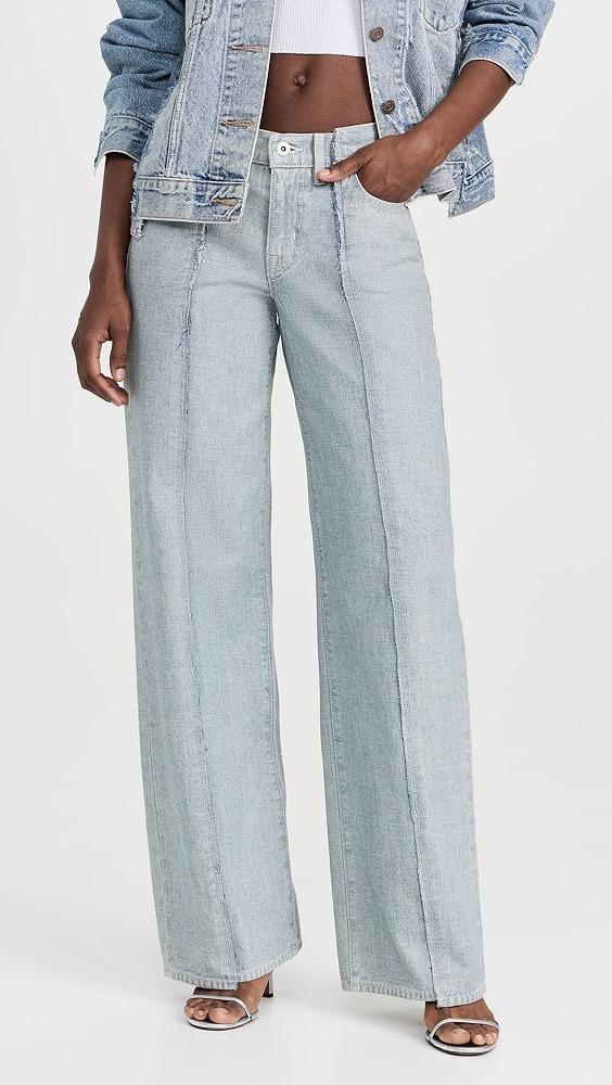 SLVRLAKE Re-Work Mica Paneled Reverse Jeans | Shopbop Product Image