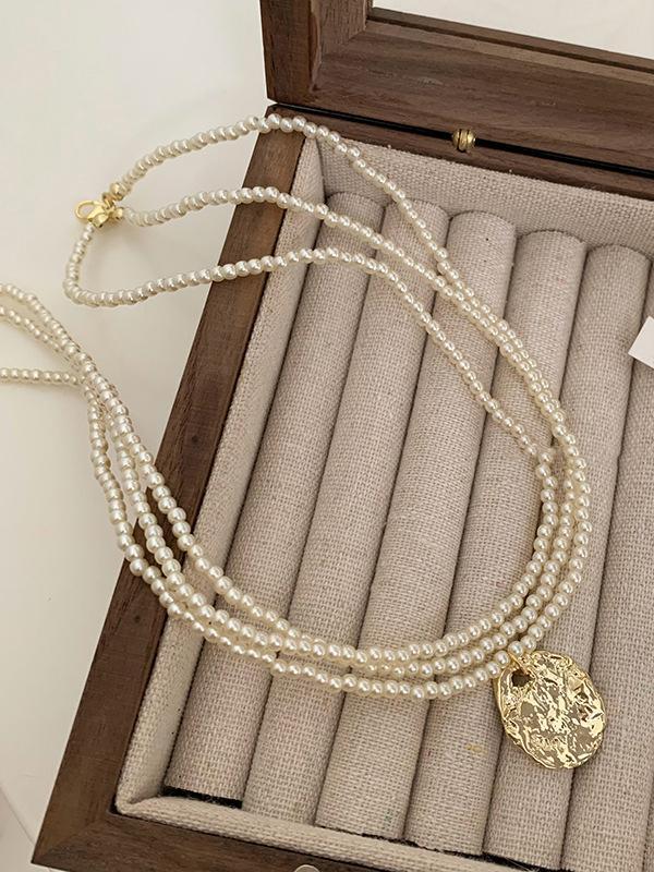 Beaded Dainty Necklace Necklaces Accessories Product Image