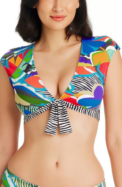 Rod Beattie Mix Cap Sleeve Bikini Top Product Image