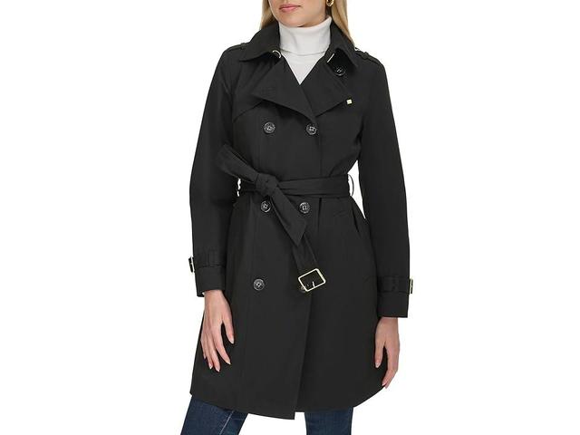 Cole Haan Classic D/B Trench Coat Women's Jacket Product Image