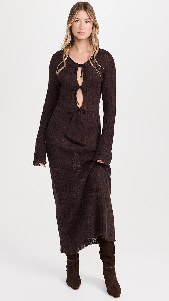 Alohas Triza Brown Maxi Dress | Shopbop Product Image