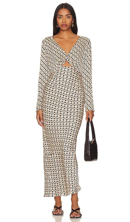 Cece Twist Midi Dress Product Image