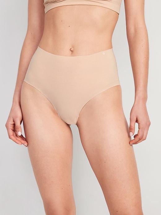 High-Waisted No-Show Brief Underwear Product Image