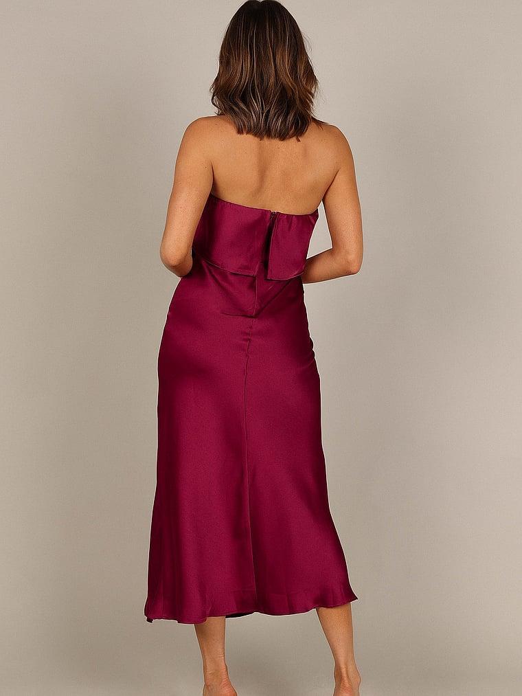 Vienna Strapless Midi Dress Product Image