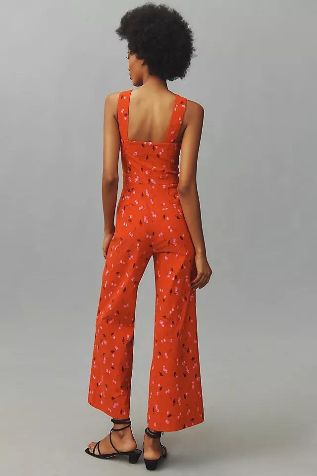 The Portside Button-Front Jumpsuit by Maeve Product Image