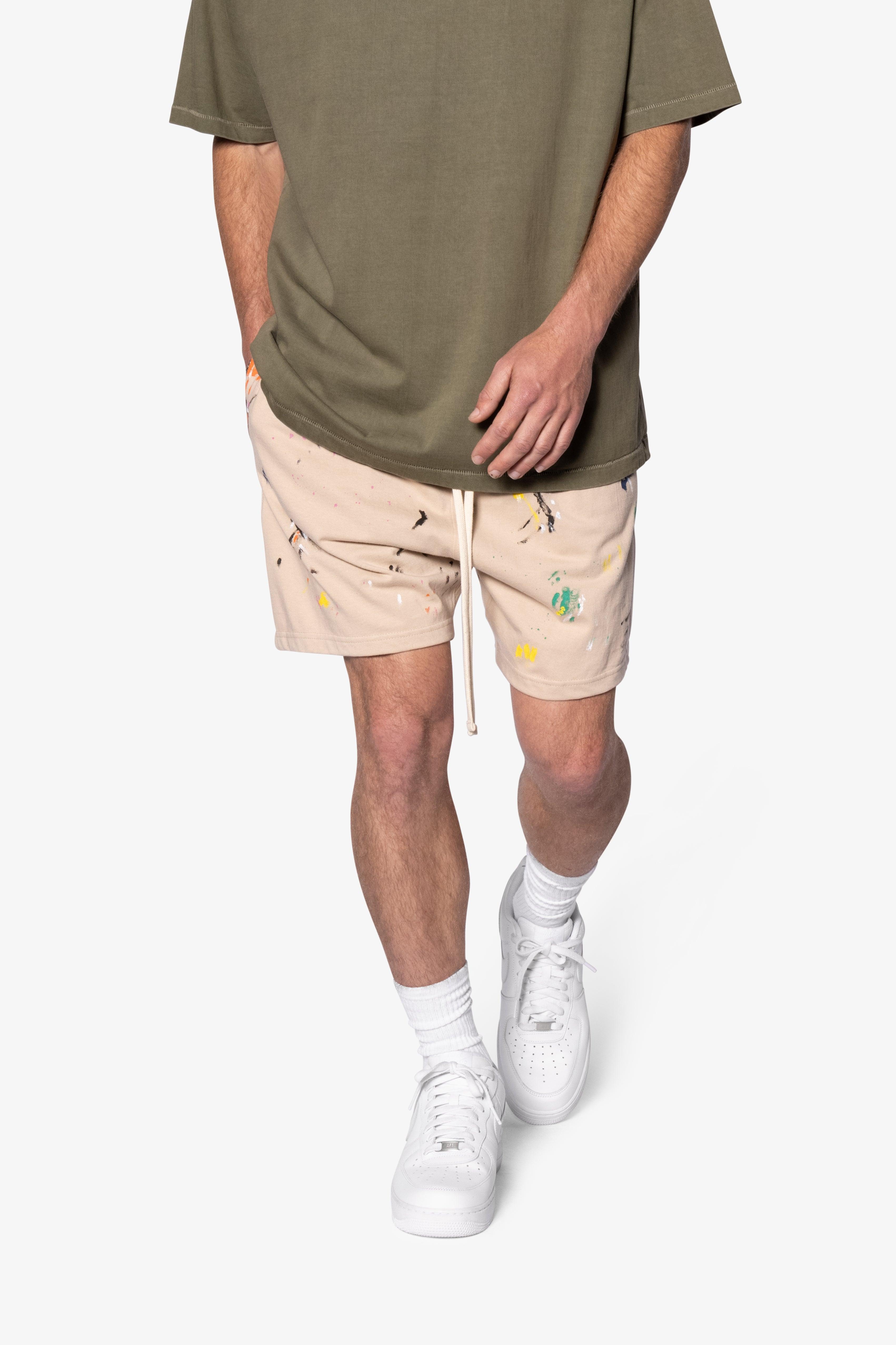 Painter Fleece Shorts - Off White Product Image