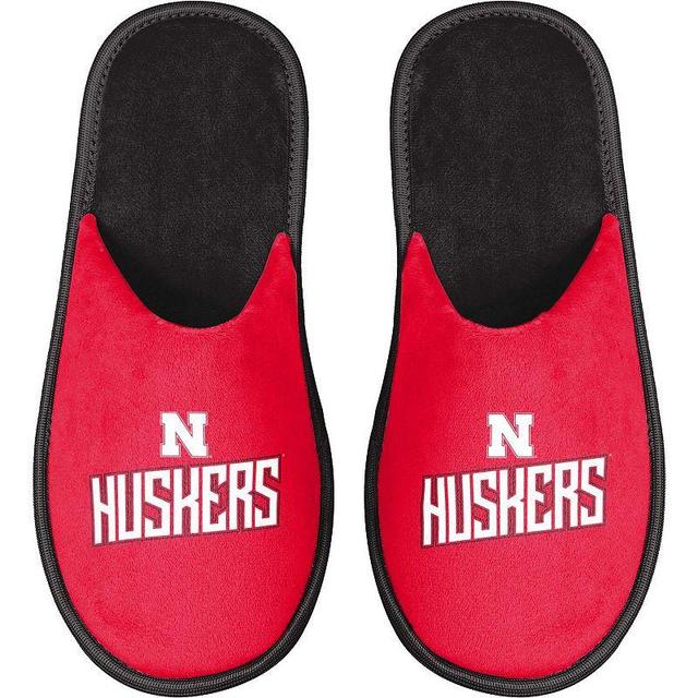 Mens FOCO Nebraska Huskers Scuff Slide Slippers Product Image