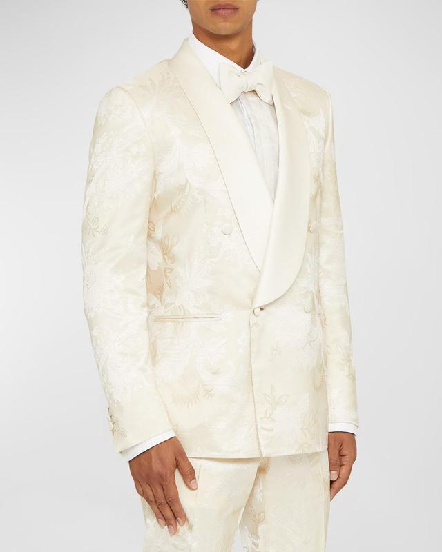 Mens Tonal Floral Dinner Jacket Product Image