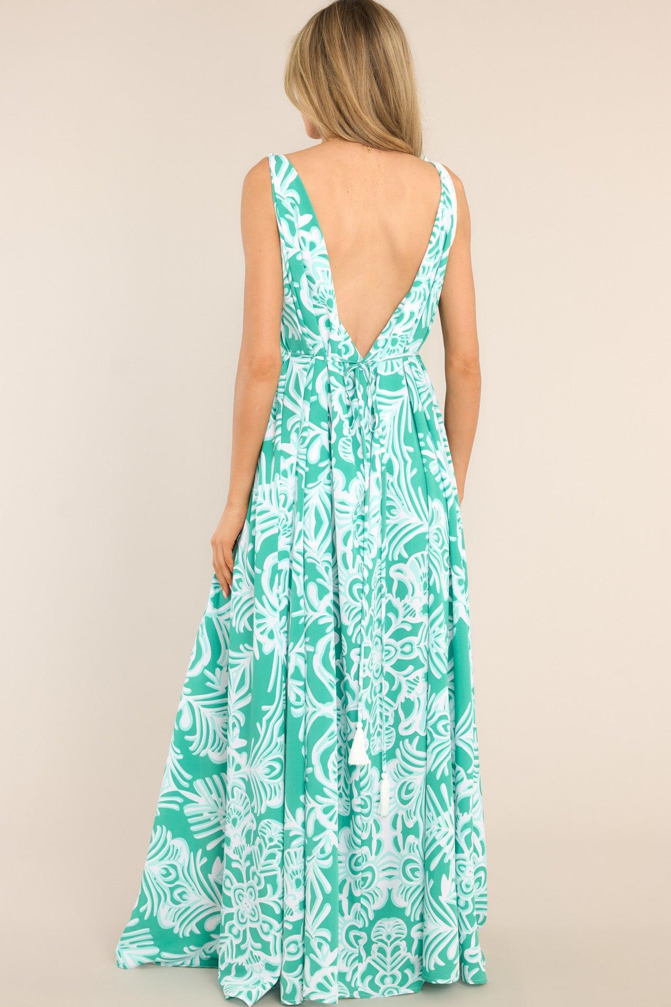 Only Clear Skies Green Maxi Dress Product Image