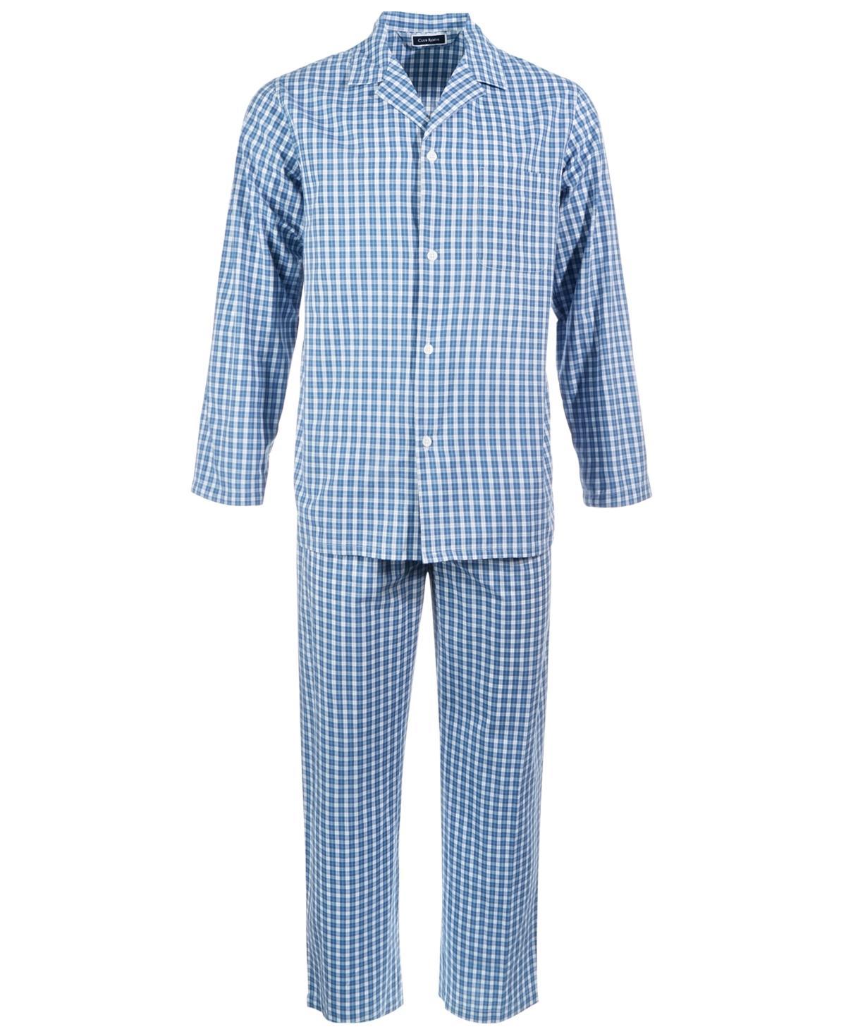 Club Room Mens 2-Pc. Solid Oxford Pajama Set, Created for Macys Product Image