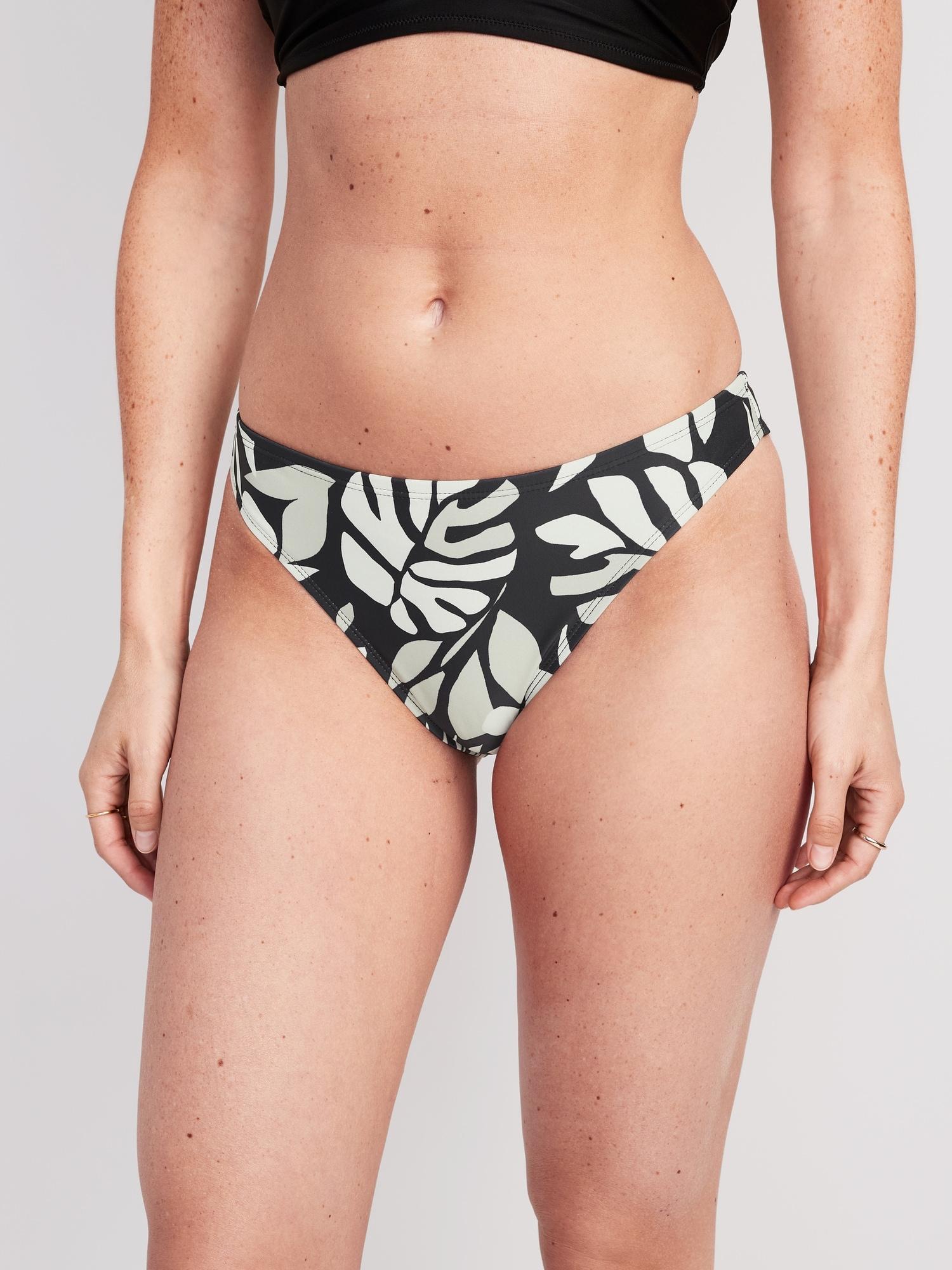 High-Waisted Classic Bikini Swim Bottoms Product Image