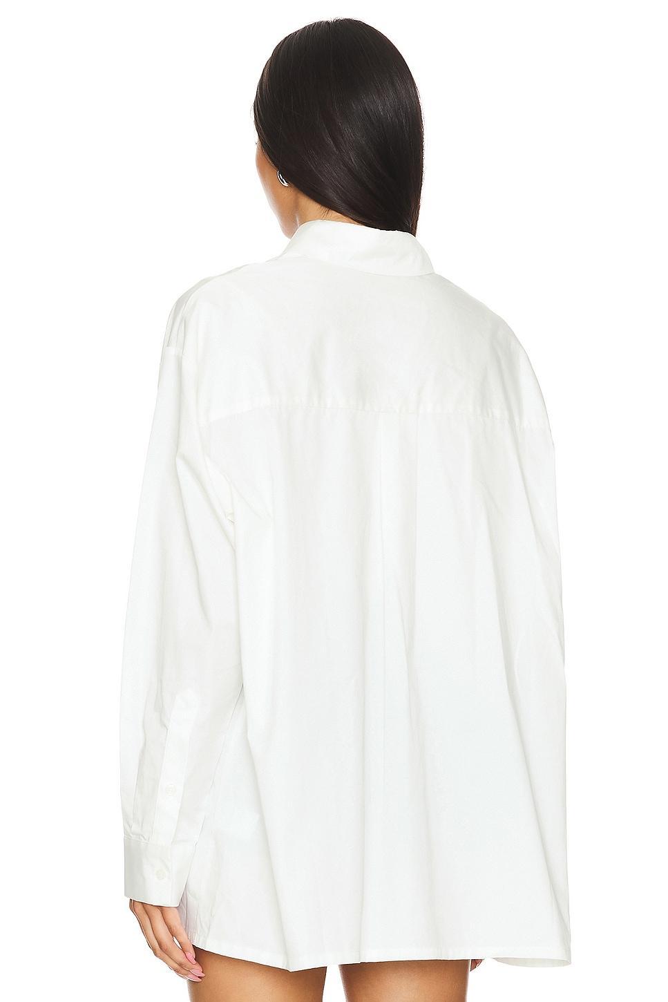 Lovers and Friends x Maggie MacDonald Mia Shirt in White Product Image