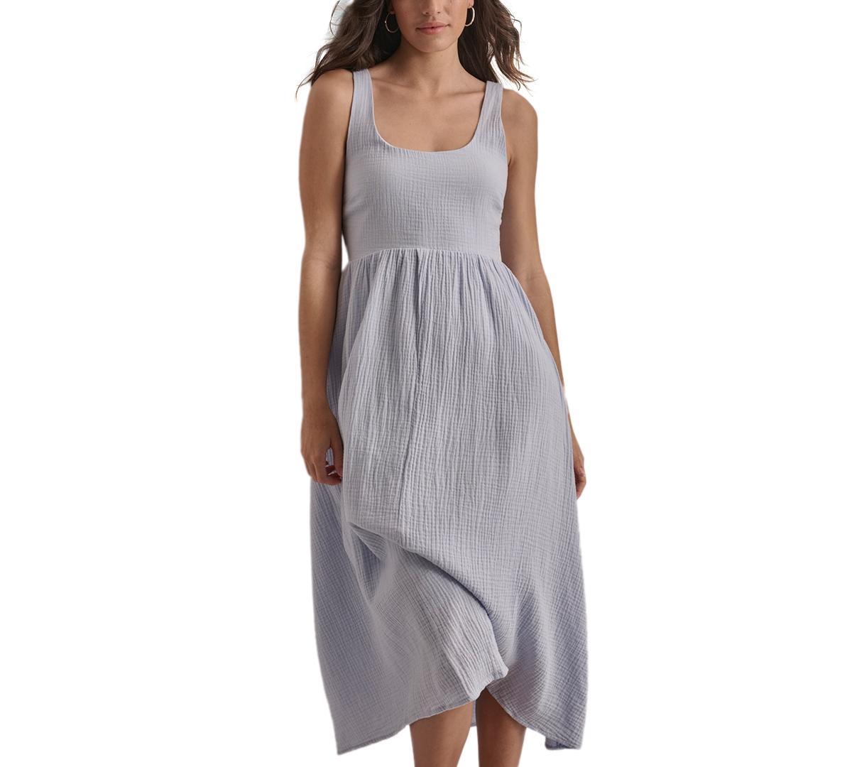 Dkny Jeans Womens Scoop-Neck Mini Sleeveless Tank Dress Product Image