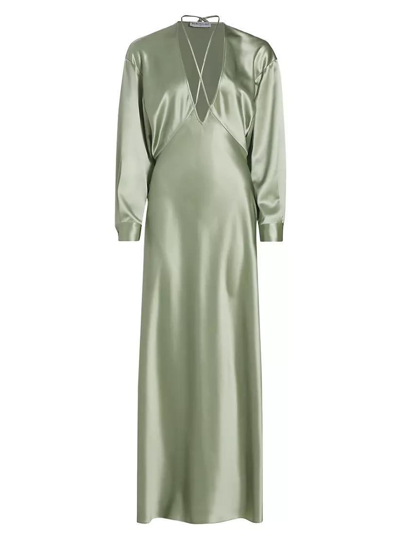 Romilly Satin Maxi Dress Product Image