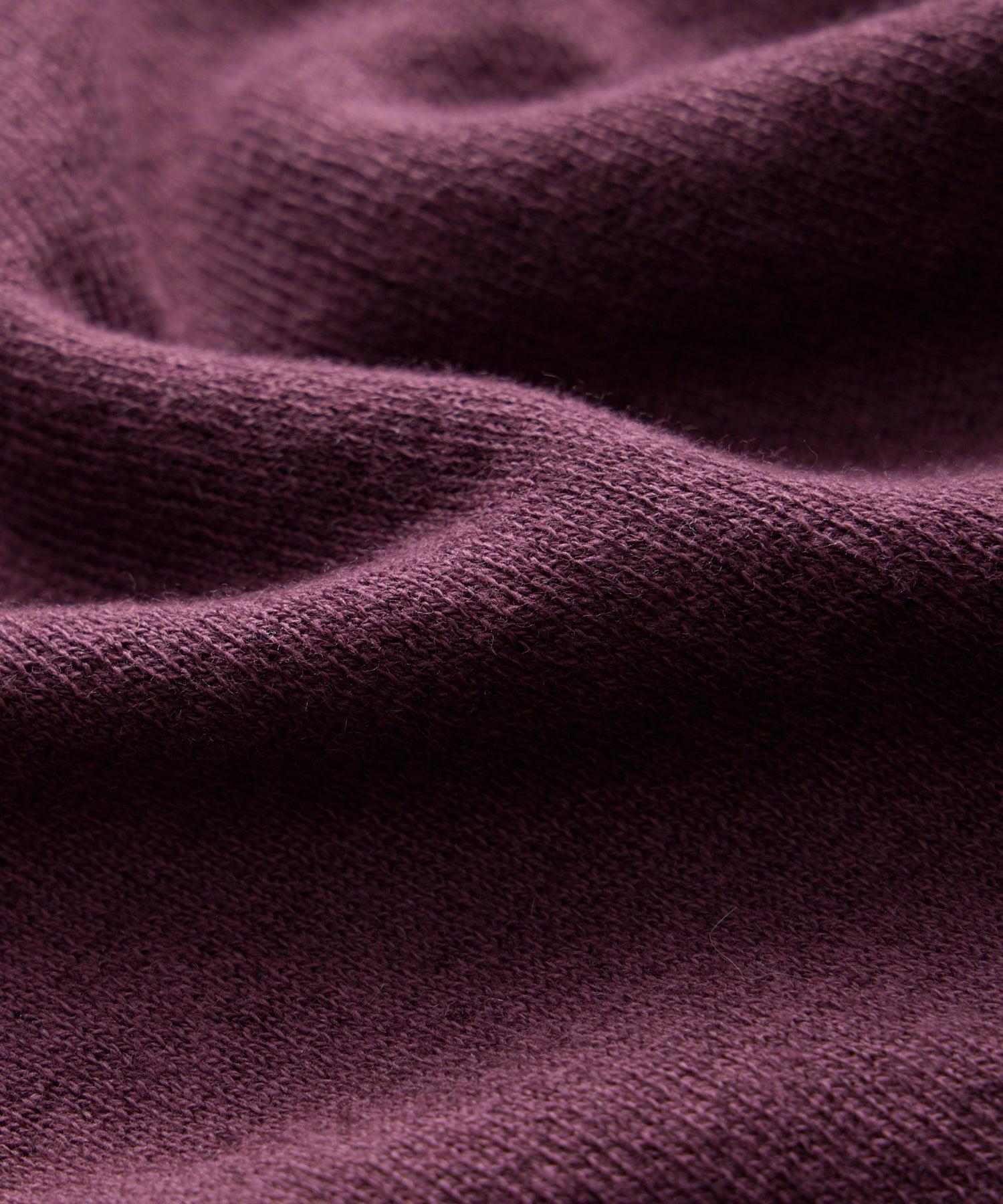 Linen Shore Sweater in Deep Plum Product Image