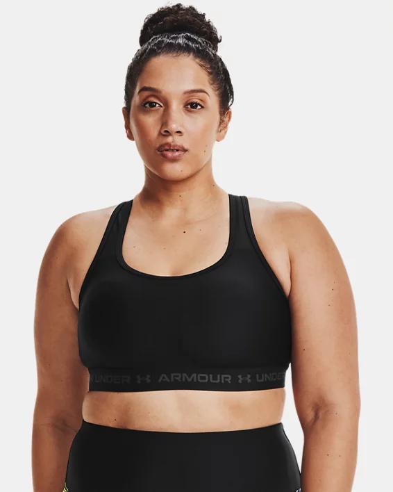 Women's Armour® Mid Crossback Sports Bra Product Image