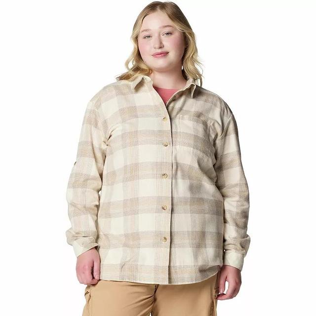 Columbia Women's Holly Hideaway Flannel Shirt - Plus Size- Product Image