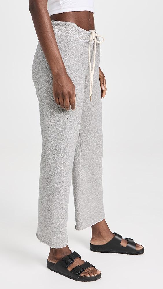 THE GREAT. The Wide Leg Cropped Sweatpants | Shopbop Product Image