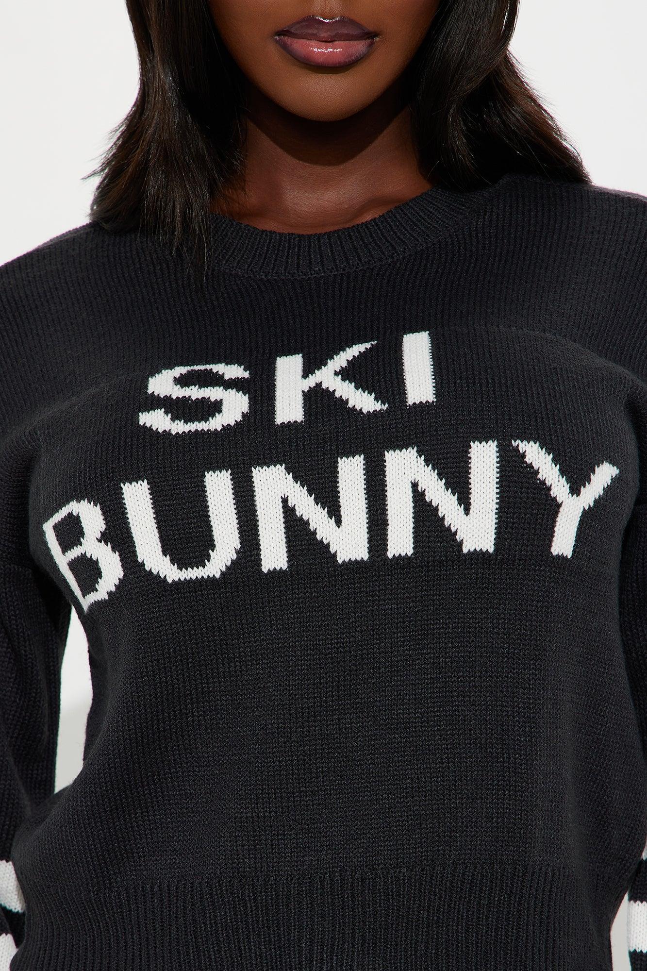 Ski Bunny Sweater - Black/combo Product Image