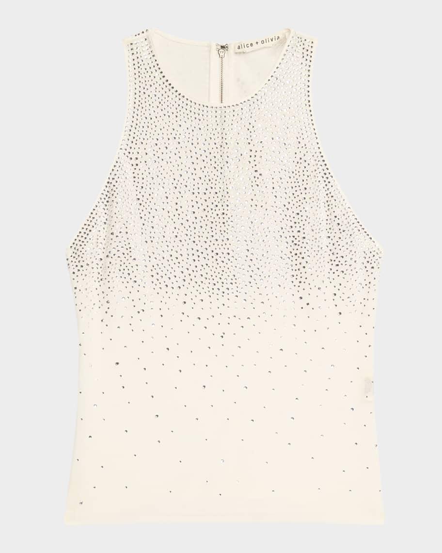 Pania Embellished Mesh Tank Top Product Image